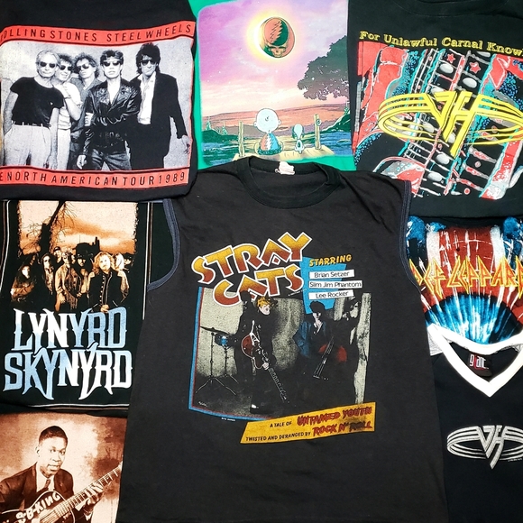 80s 90s Vintage concert shirt tour and band BUYSELL - Picture 5 of 8